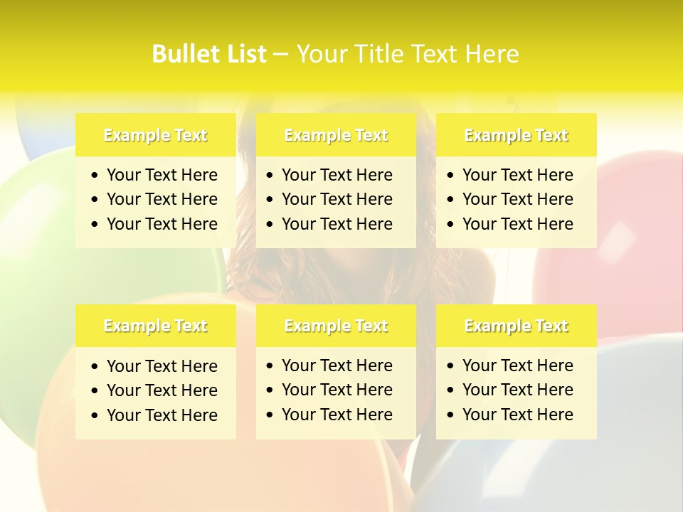 Person Positive Carefree PowerPoint Template