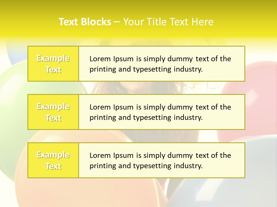 Person Positive Carefree PowerPoint Template