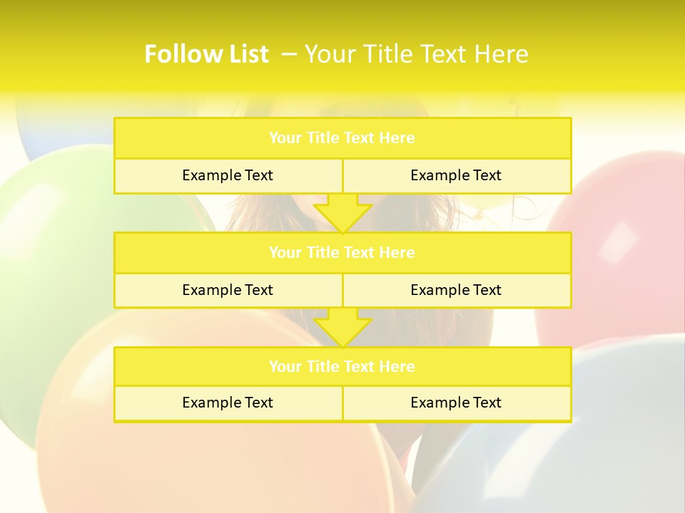 Person Positive Carefree PowerPoint Template