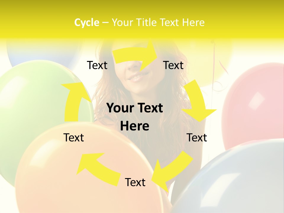 Person Positive Carefree PowerPoint Template