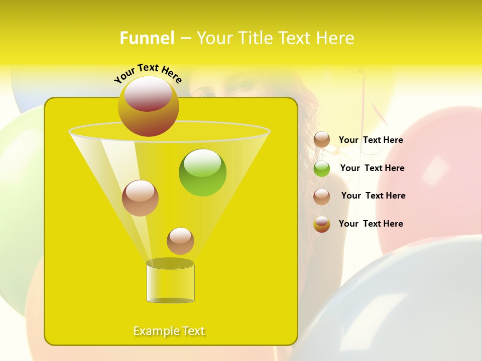 Person Positive Carefree PowerPoint Template