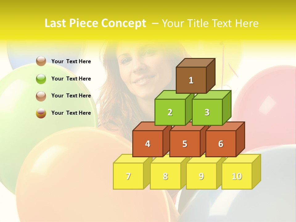 Person Positive Carefree PowerPoint Template