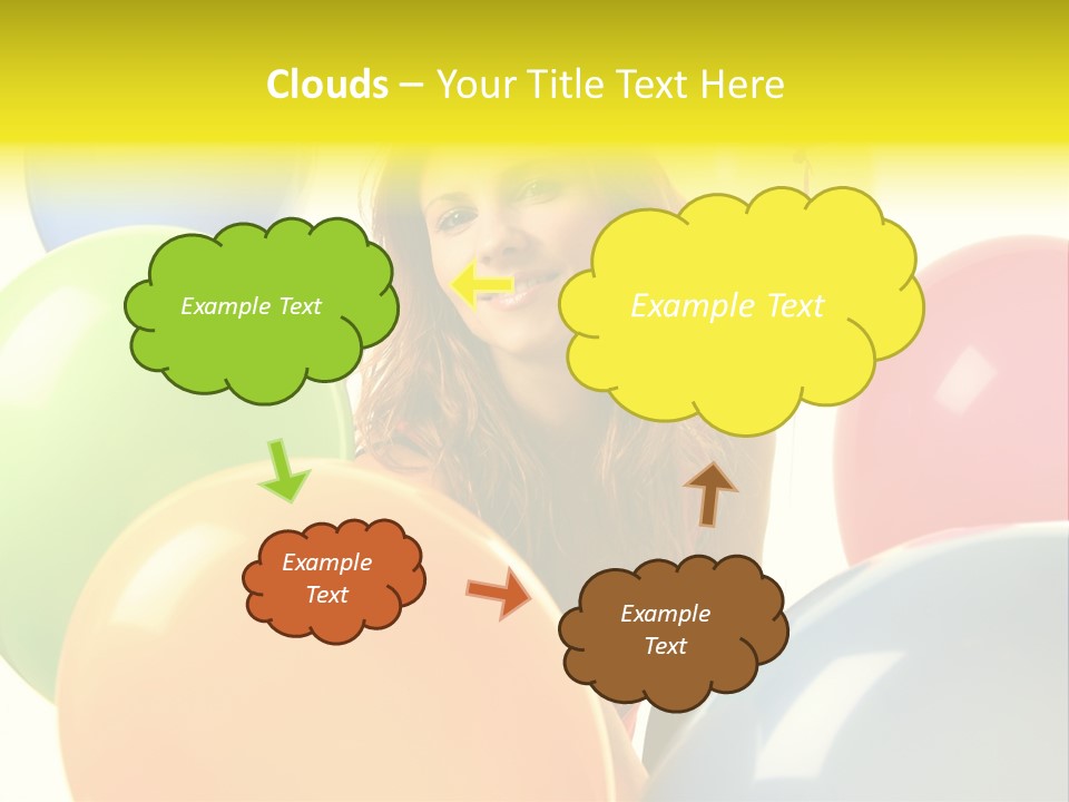 Person Positive Carefree PowerPoint Template