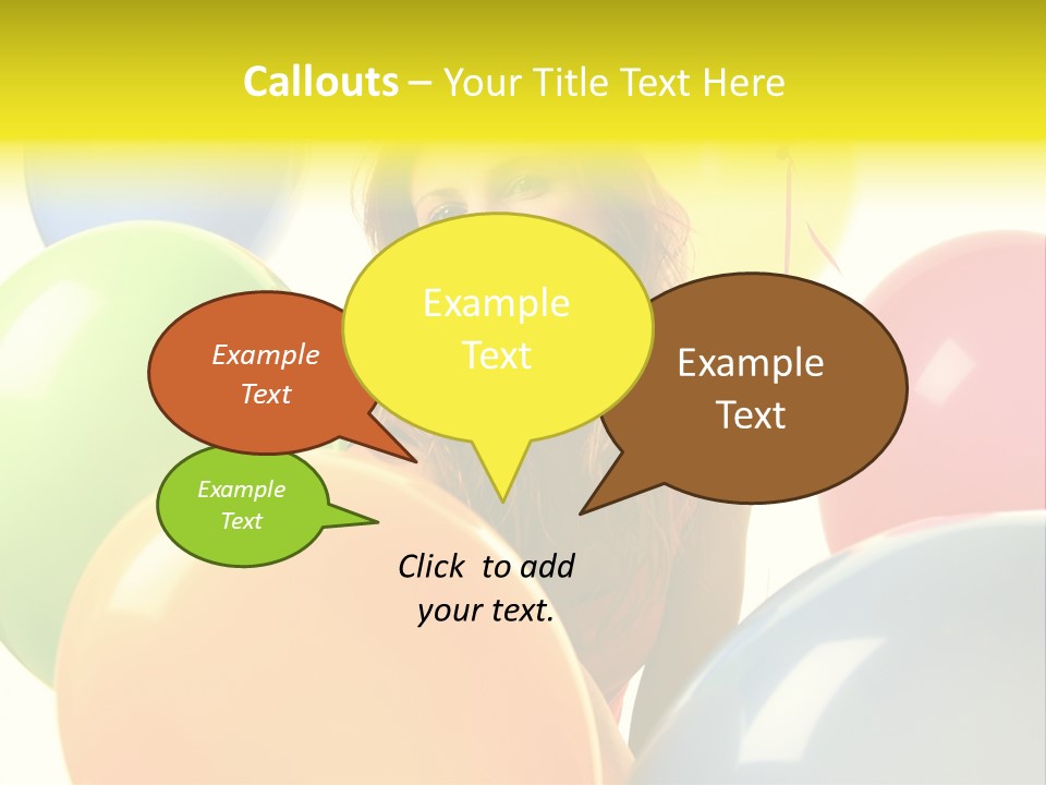 Person Positive Carefree PowerPoint Template