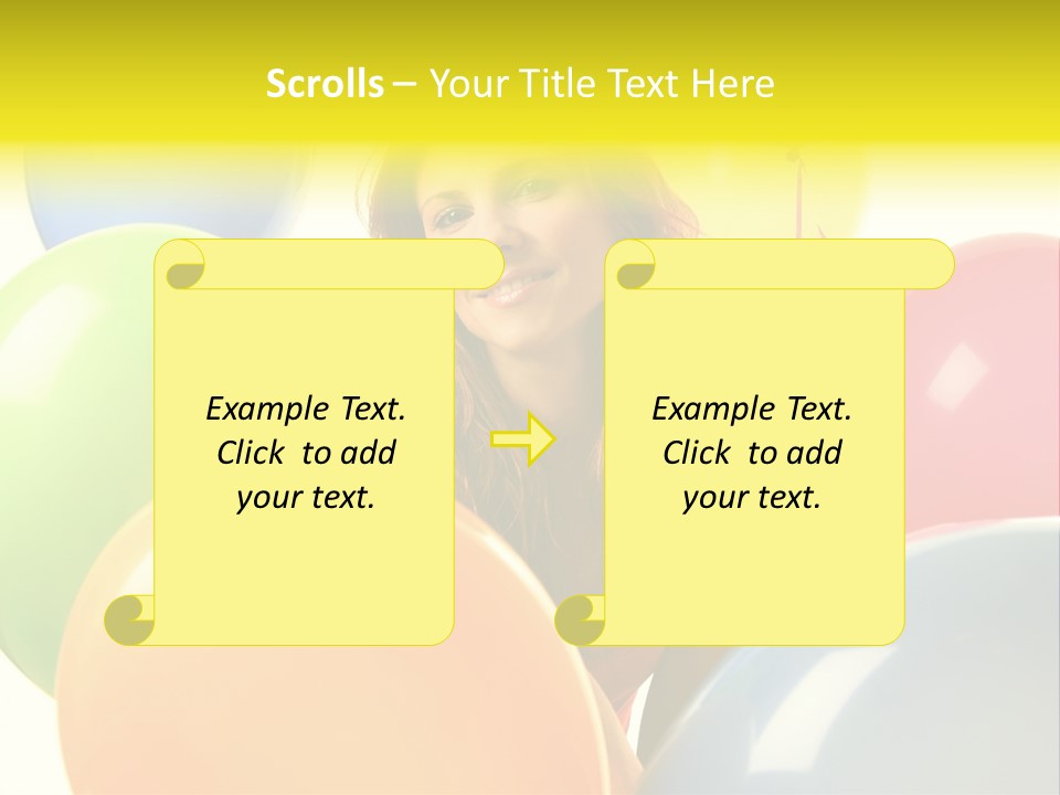 Person Positive Carefree PowerPoint Template