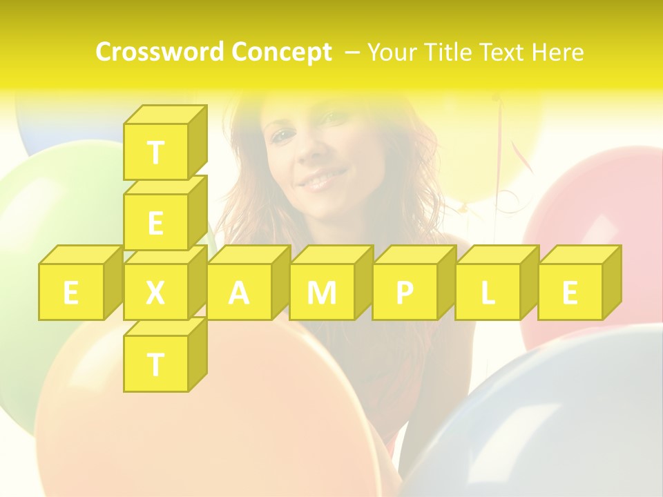 Person Positive Carefree PowerPoint Template