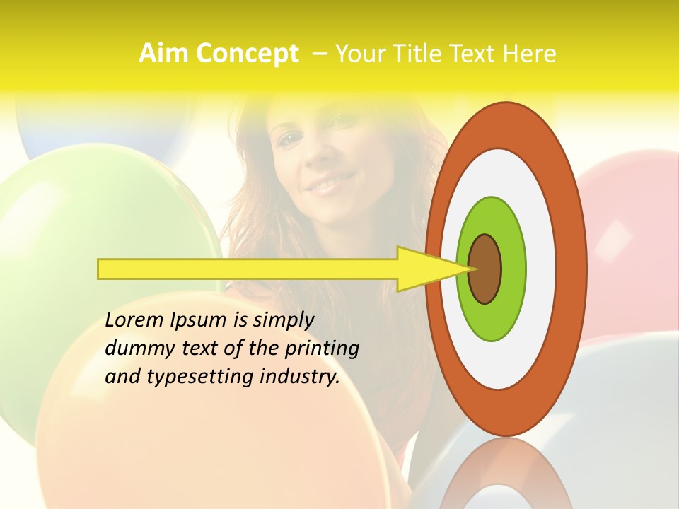 Person Positive Carefree PowerPoint Template