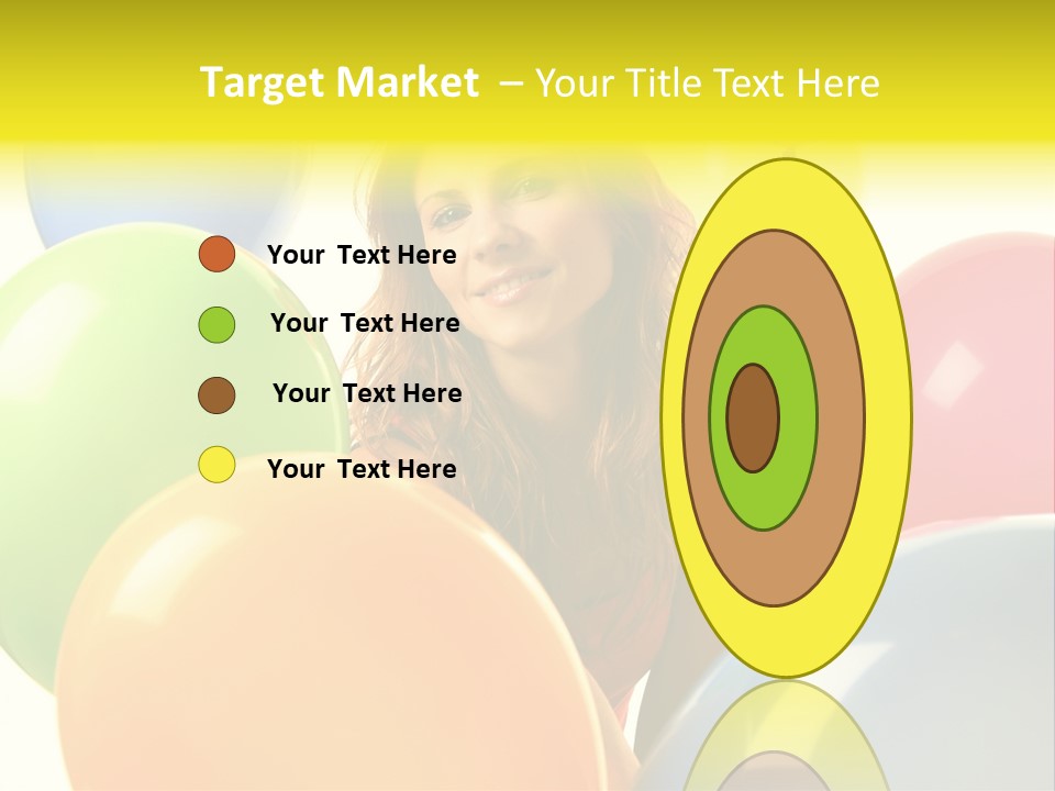 Person Positive Carefree PowerPoint Template