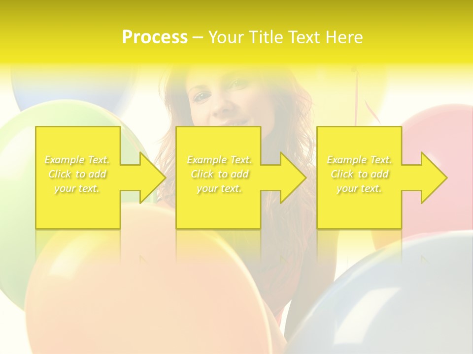 Person Positive Carefree PowerPoint Template