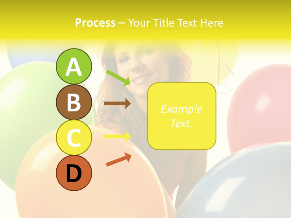 Person Positive Carefree PowerPoint Template