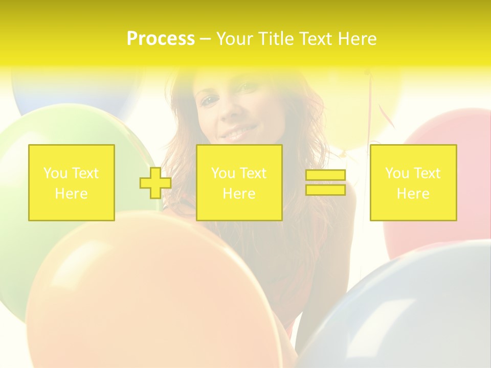 Person Positive Carefree PowerPoint Template