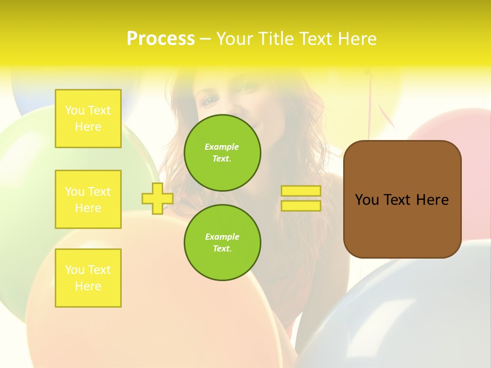 Person Positive Carefree PowerPoint Template