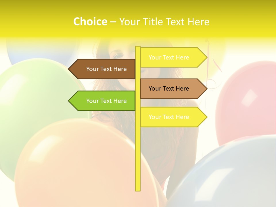 Person Positive Carefree PowerPoint Template