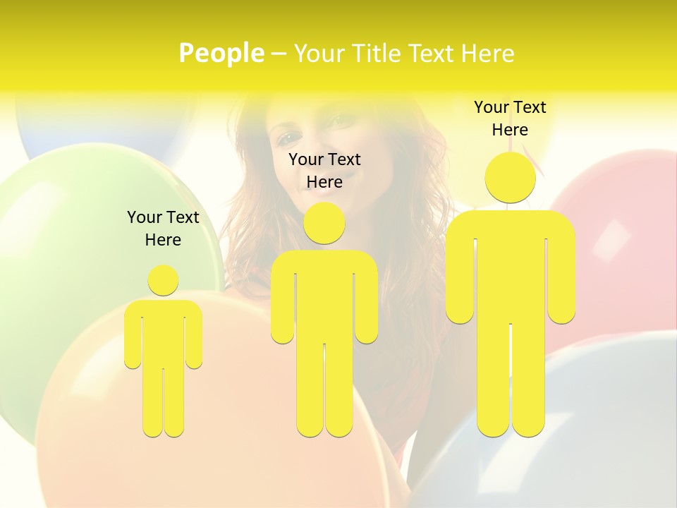 Person Positive Carefree PowerPoint Template