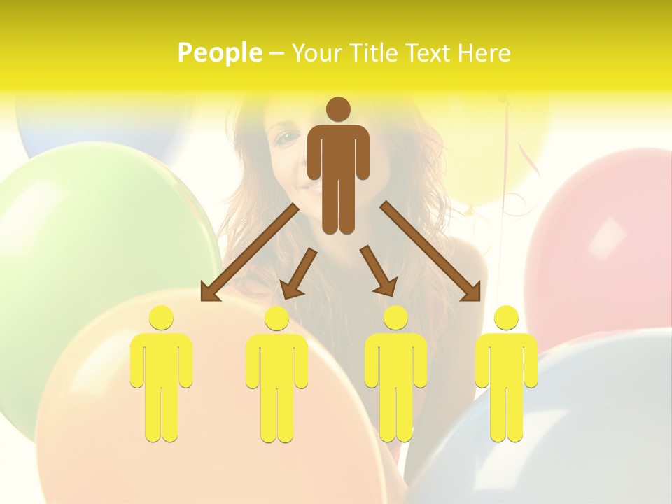 Person Positive Carefree PowerPoint Template