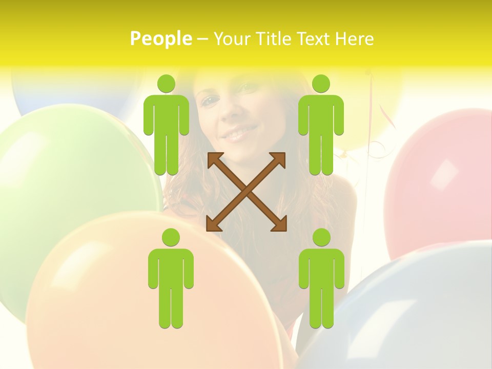 Person Positive Carefree PowerPoint Template