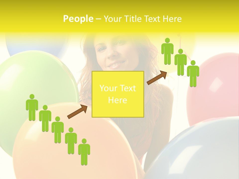 Person Positive Carefree PowerPoint Template