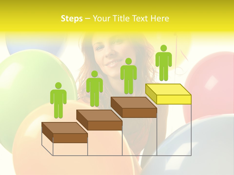 Person Positive Carefree PowerPoint Template