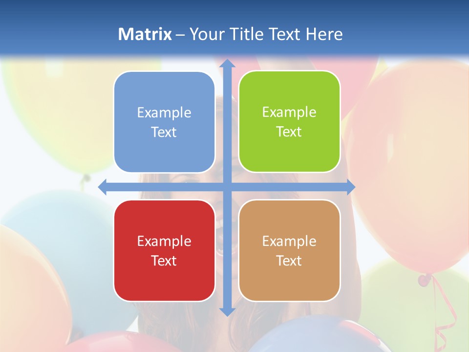 Posing Woman Fun PowerPoint Template