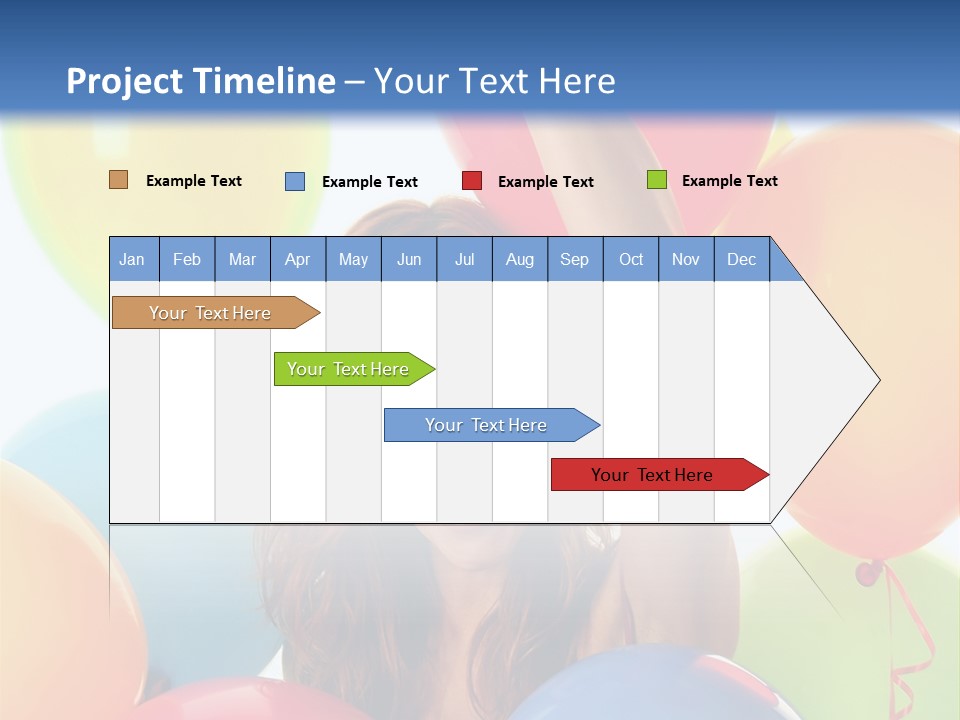 Posing Woman Fun PowerPoint Template