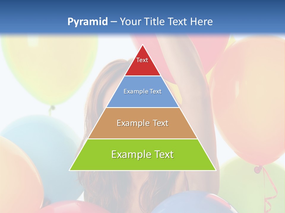 Posing Woman Fun PowerPoint Template