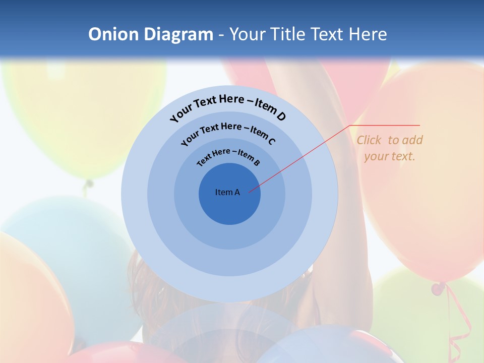 Posing Woman Fun PowerPoint Template