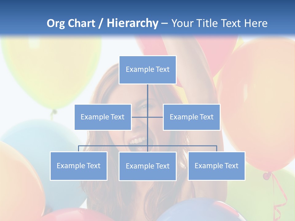 Posing Woman Fun PowerPoint Template