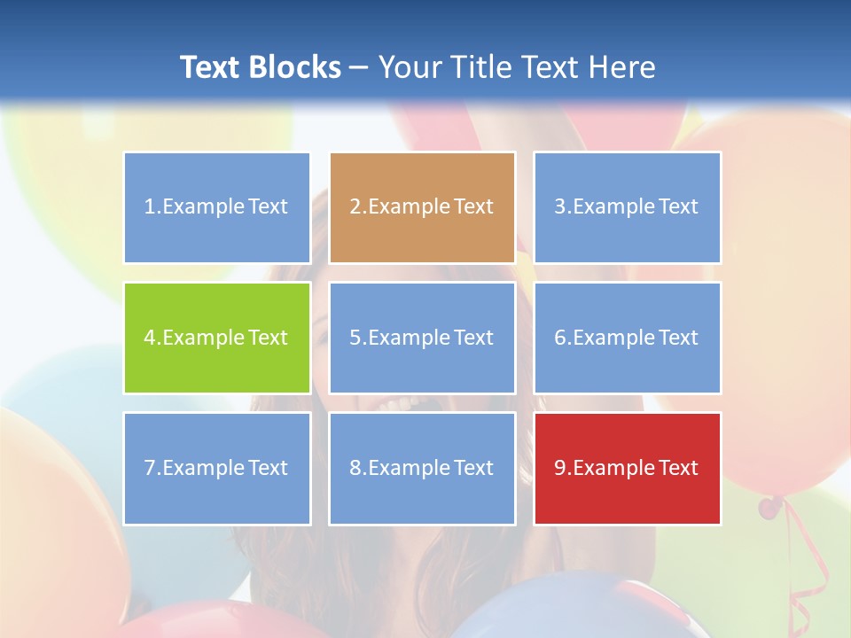 Posing Woman Fun PowerPoint Template