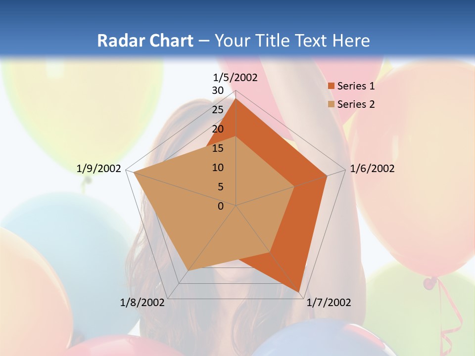 Posing Woman Fun PowerPoint Template