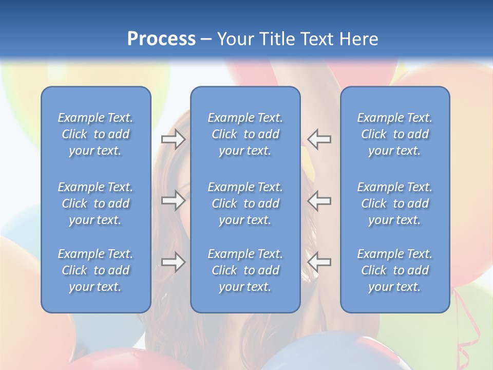 Posing Woman Fun PowerPoint Template