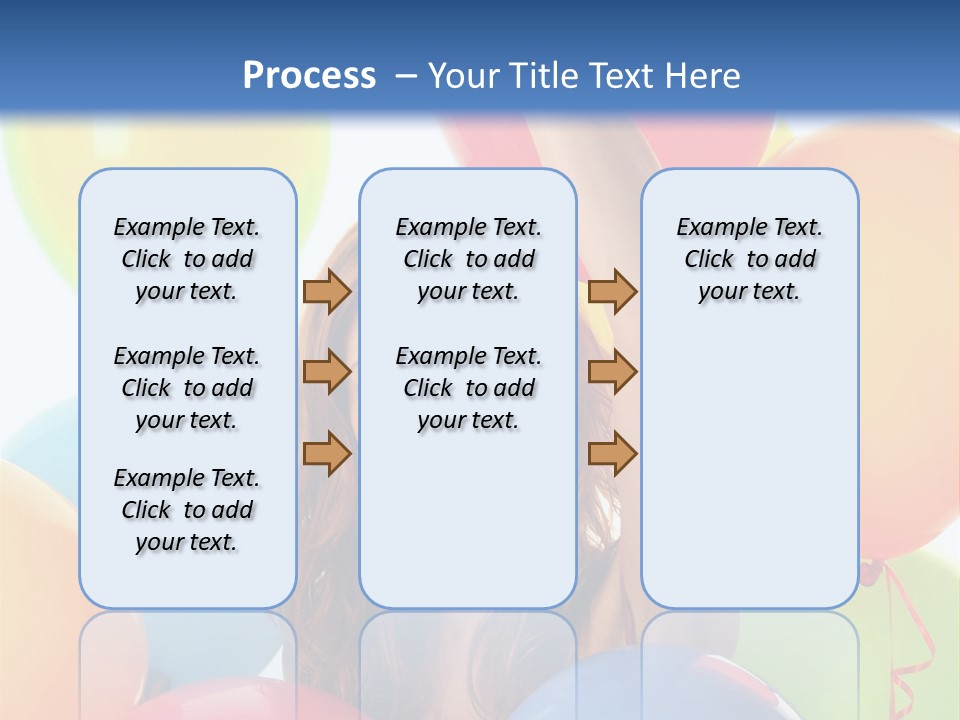 Posing Woman Fun PowerPoint Template