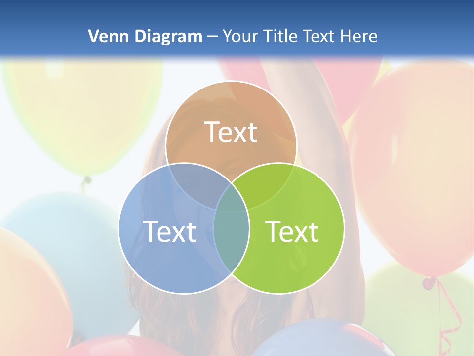 Posing Woman Fun PowerPoint Template