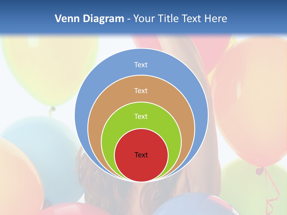 Posing Woman Fun PowerPoint Template