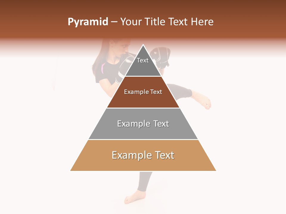 Kung Karate Leg PowerPoint Template