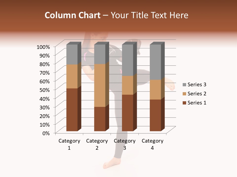 Kung Karate Leg PowerPoint Template