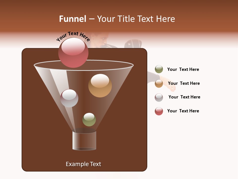 Kung Karate Leg PowerPoint Template