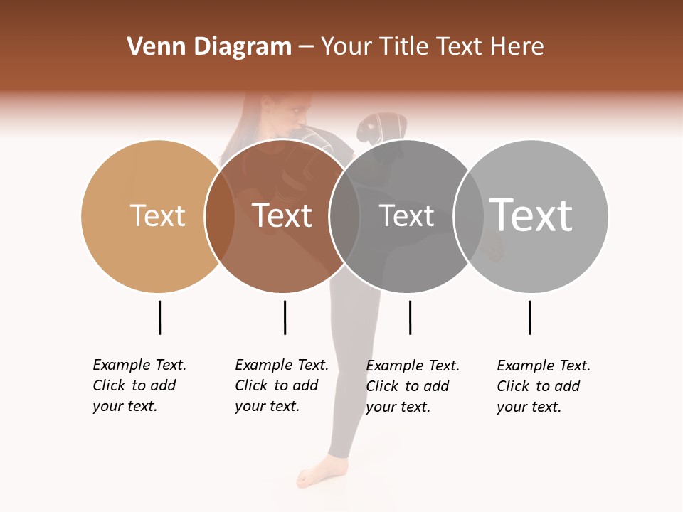 Kung Karate Leg PowerPoint Template