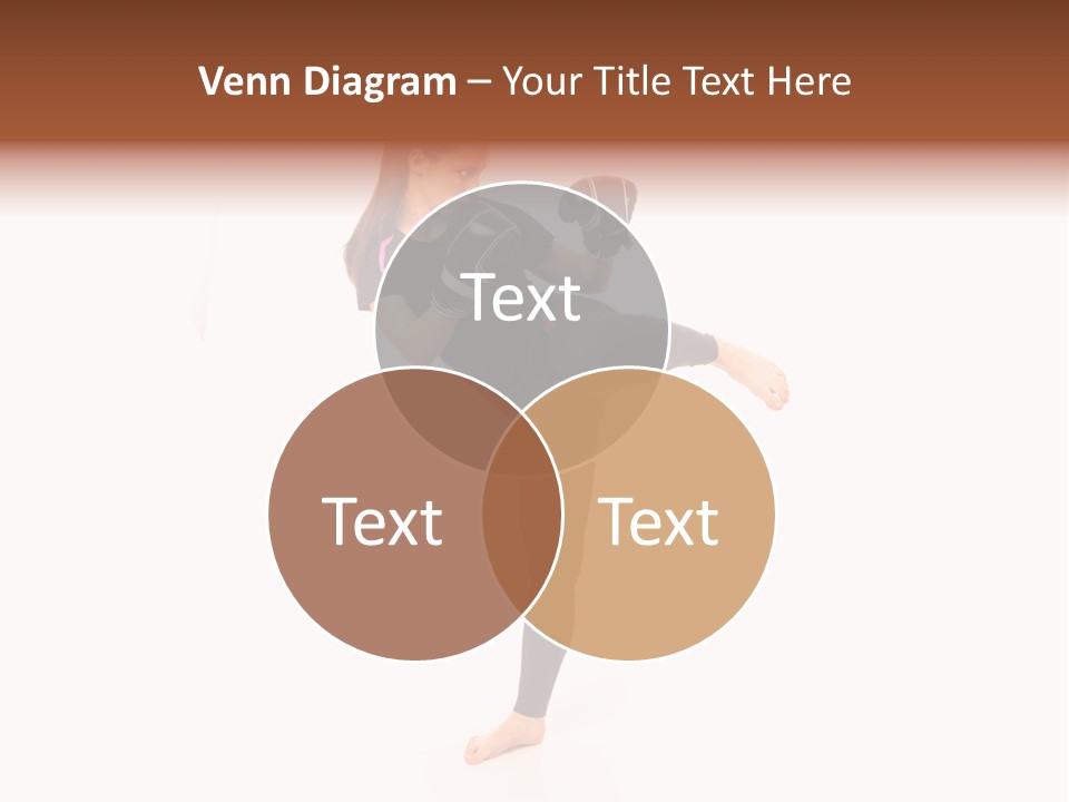 Kung Karate Leg PowerPoint Template