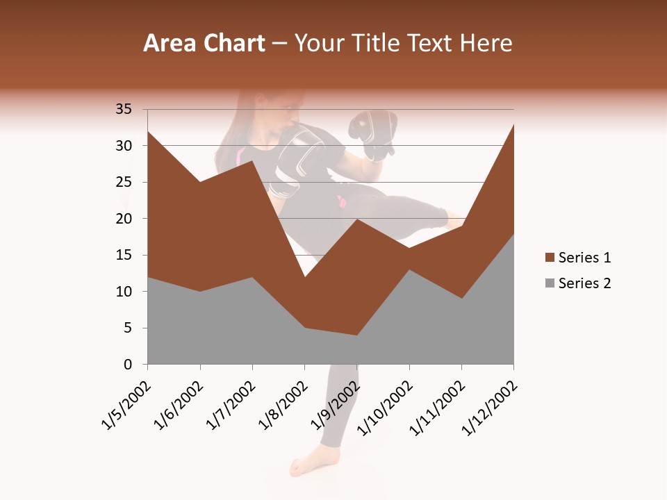 Kung Karate Leg PowerPoint Template