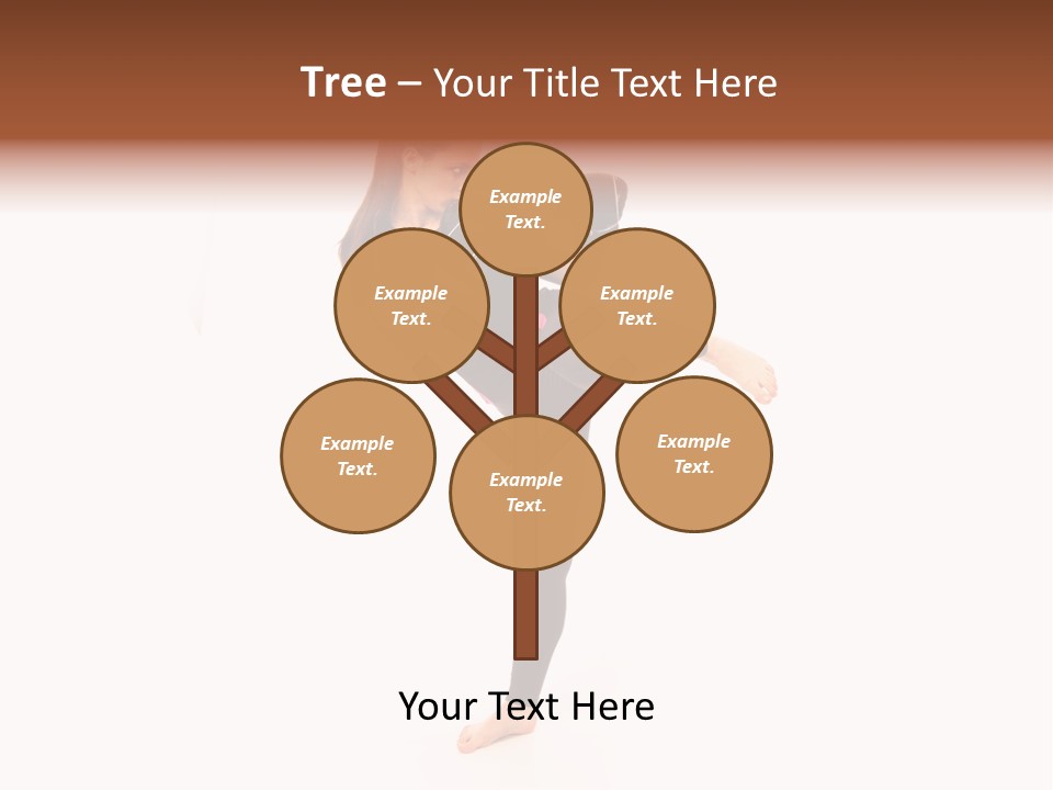 Kung Karate Leg PowerPoint Template