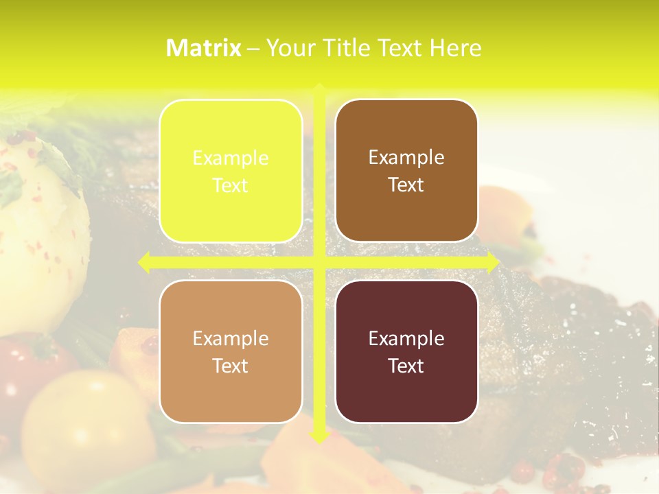 Herb Salad Well Done PowerPoint Template