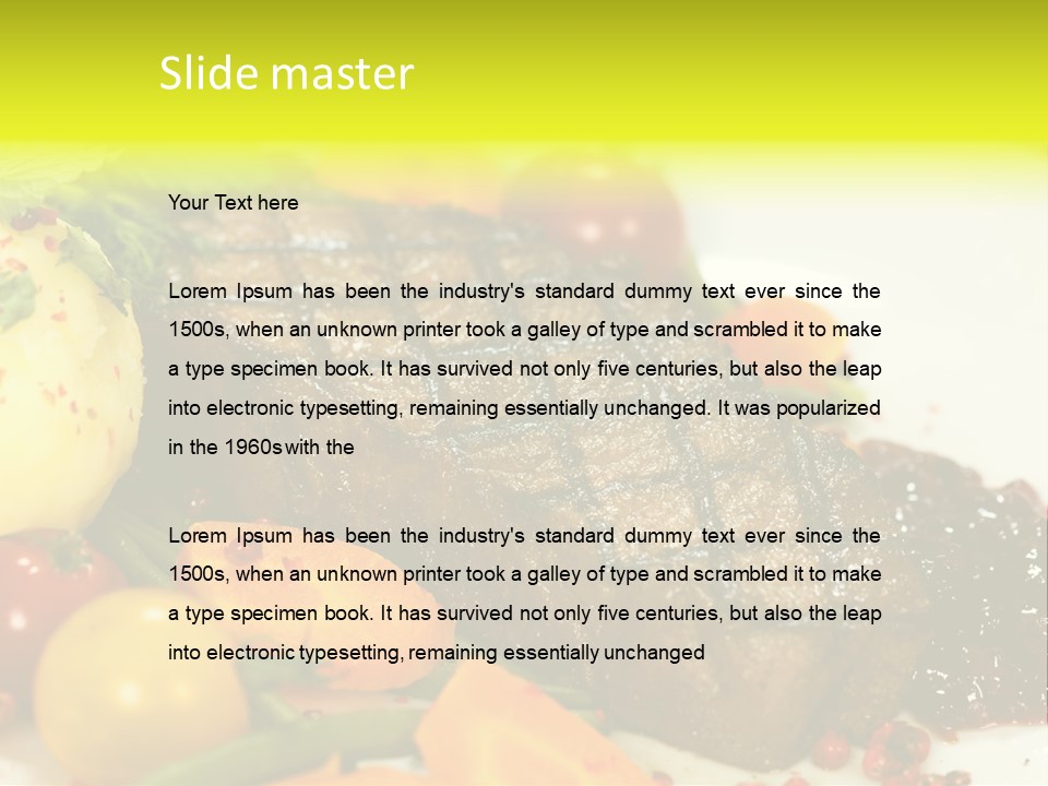 Herb Salad Well Done PowerPoint Template