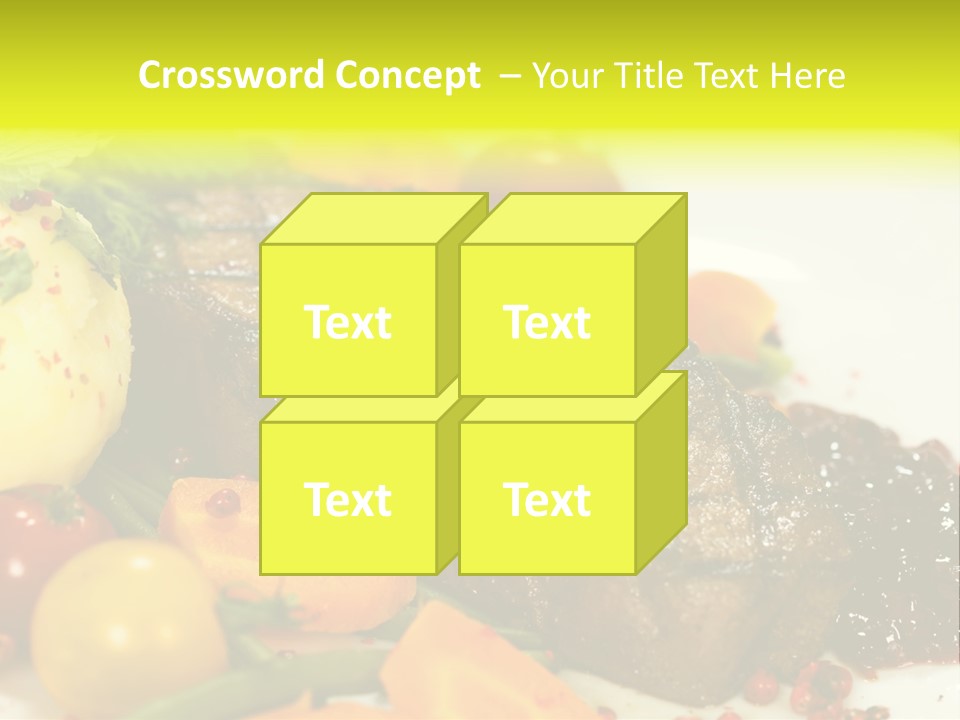 Herb Salad Well Done PowerPoint Template