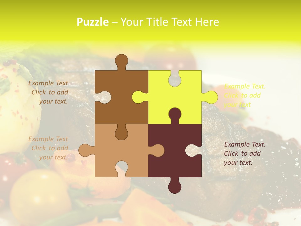 Herb Salad Well Done PowerPoint Template