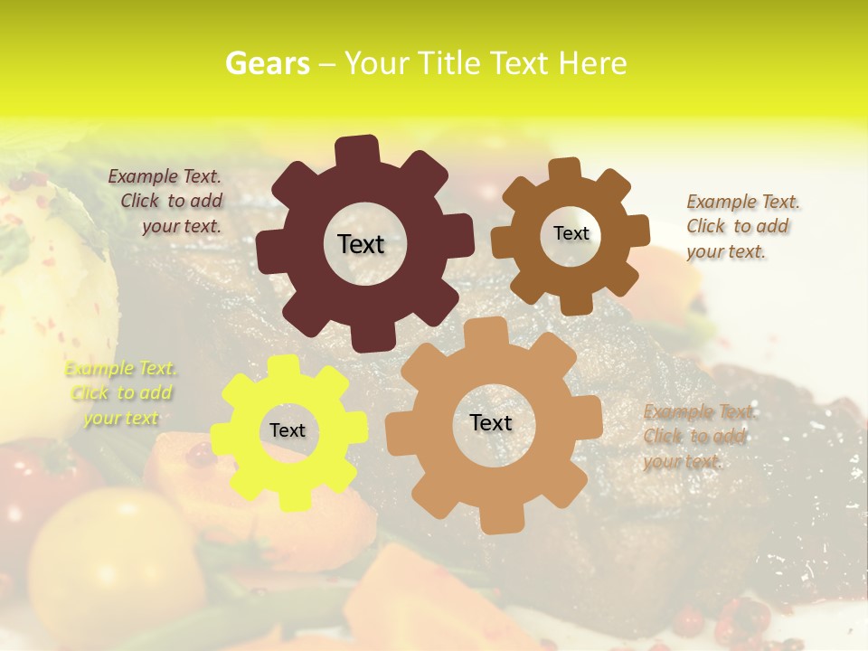 Herb Salad Well Done PowerPoint Template