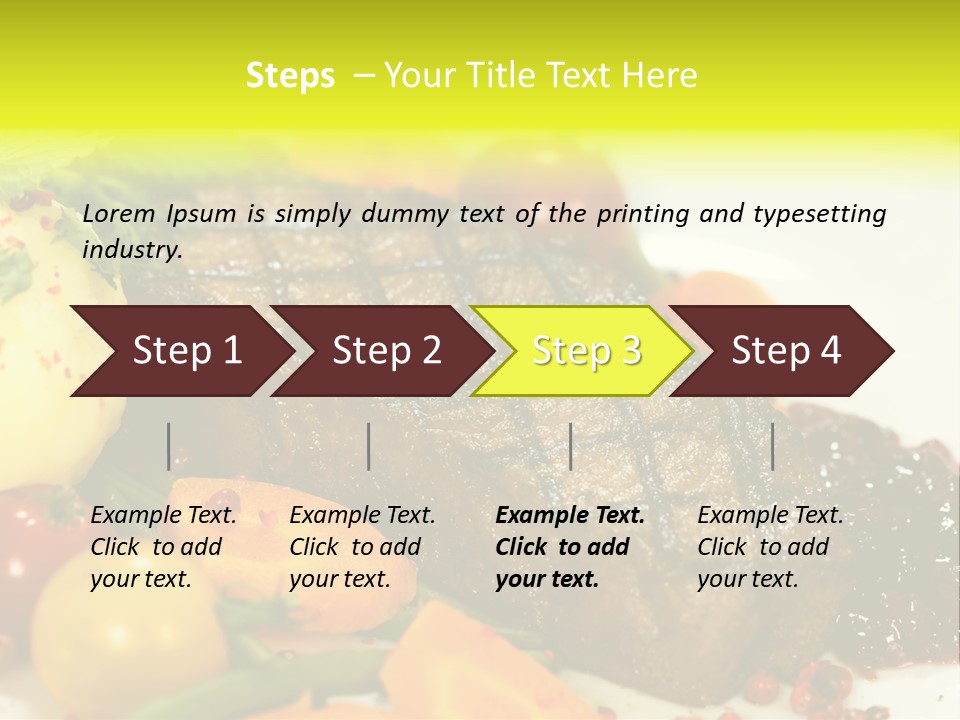 Herb Salad Well Done PowerPoint Template