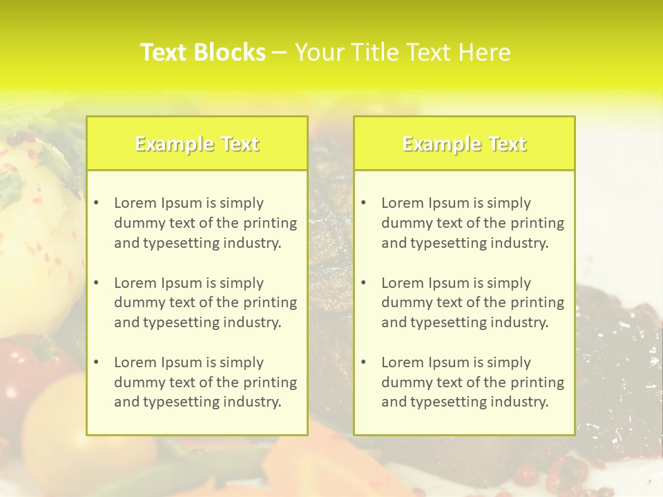 Herb Salad Well Done PowerPoint Template