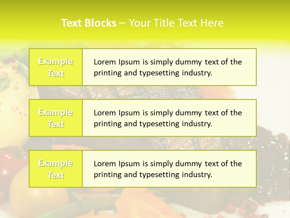 Herb Salad Well Done PowerPoint Template