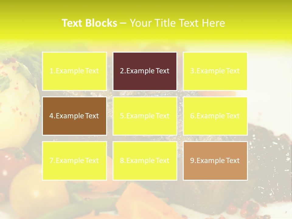 Herb Salad Well Done PowerPoint Template