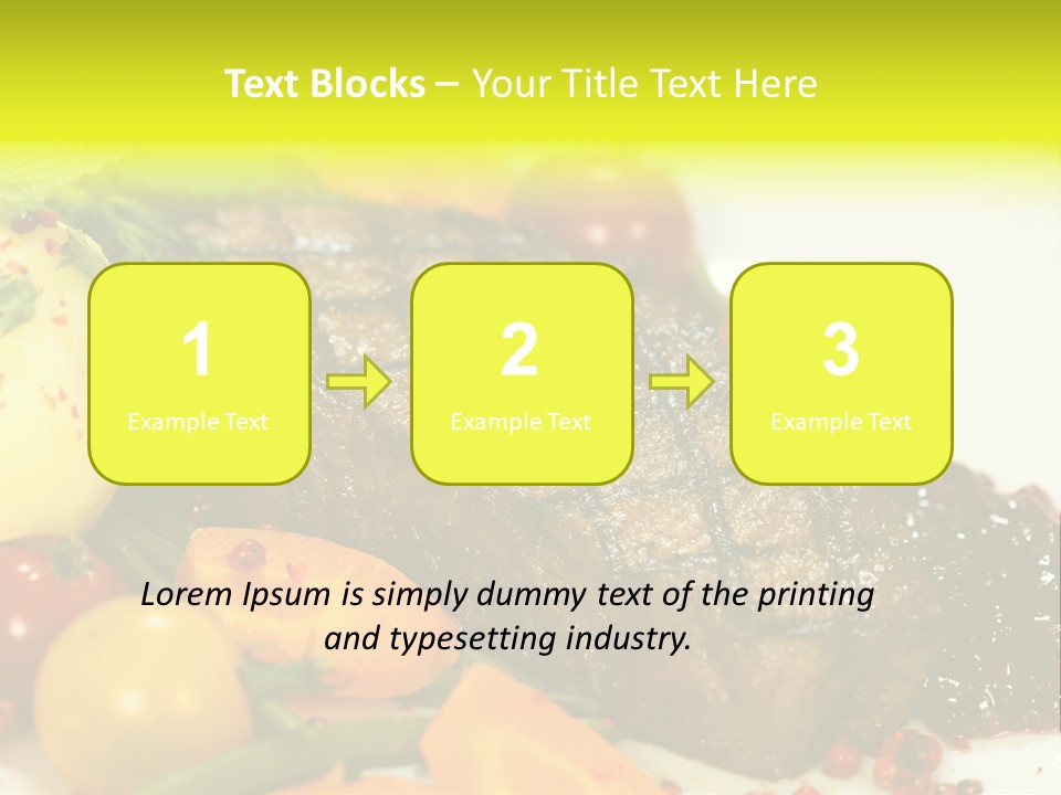 Herb Salad Well Done PowerPoint Template